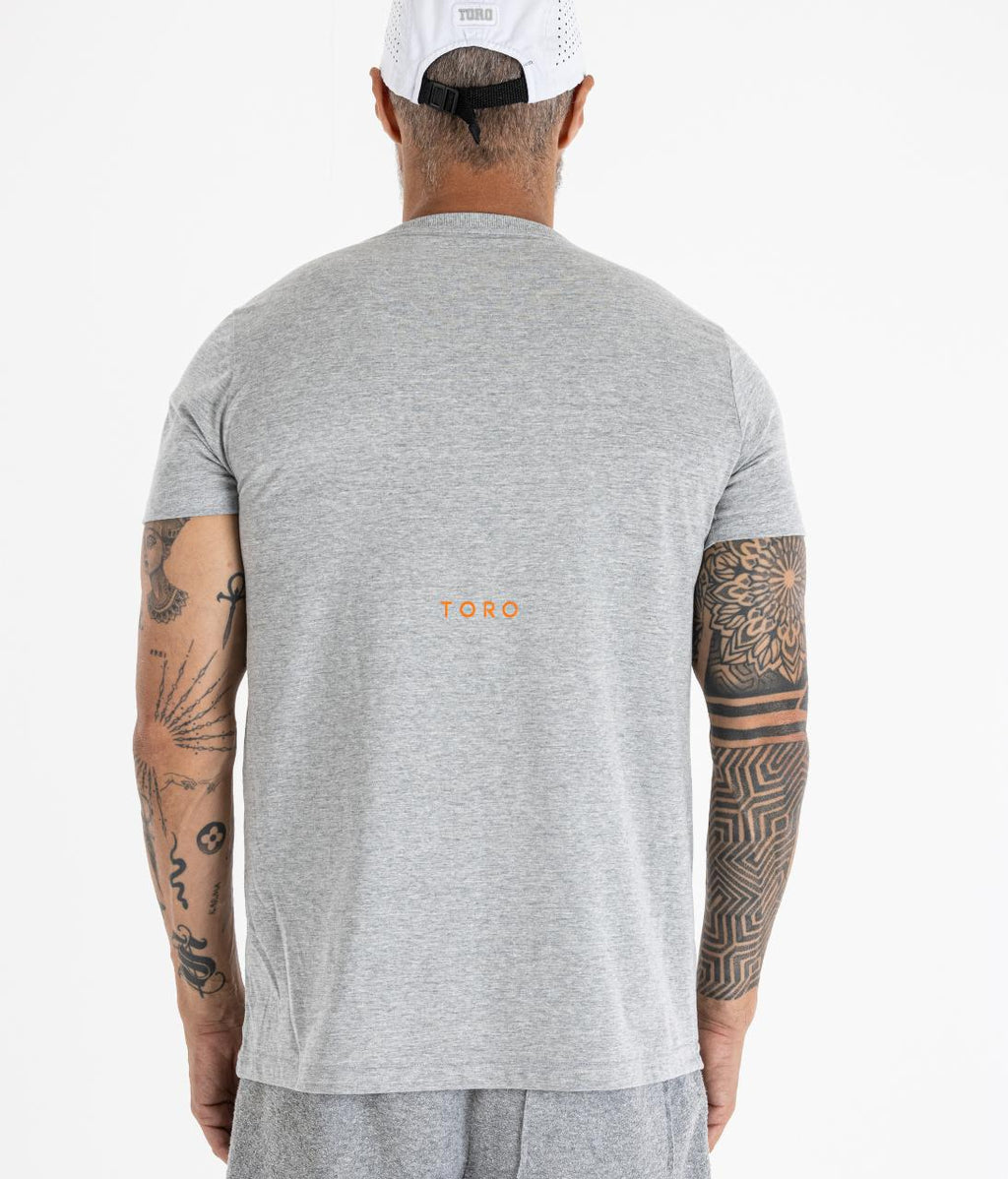 T-shirt TORO Flame Skull Gray