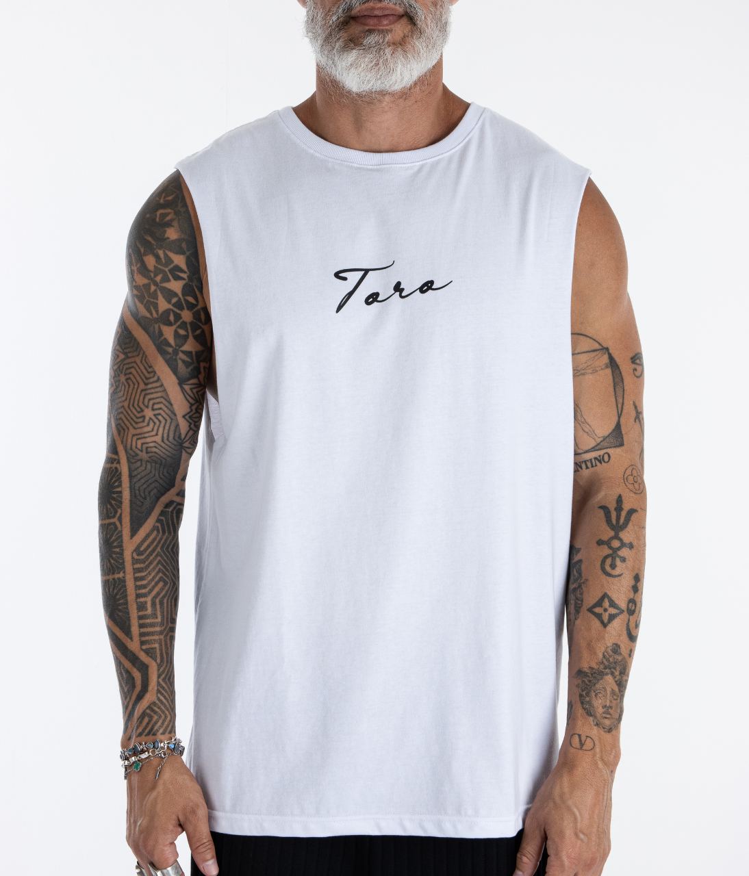 T-shirt S/M Toro White Poppin Champagne