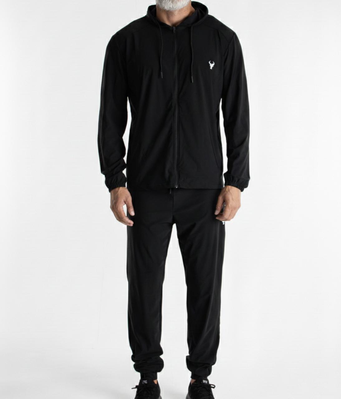 Conjunto Sport TORO Tech Black C/ zíperes
