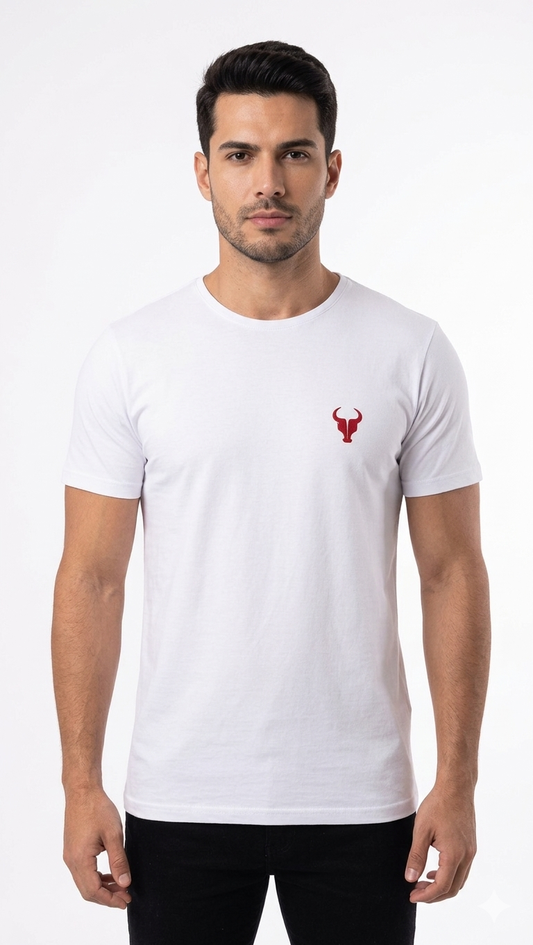 T-shirt Toro Clothing Fio Egípcio Branca