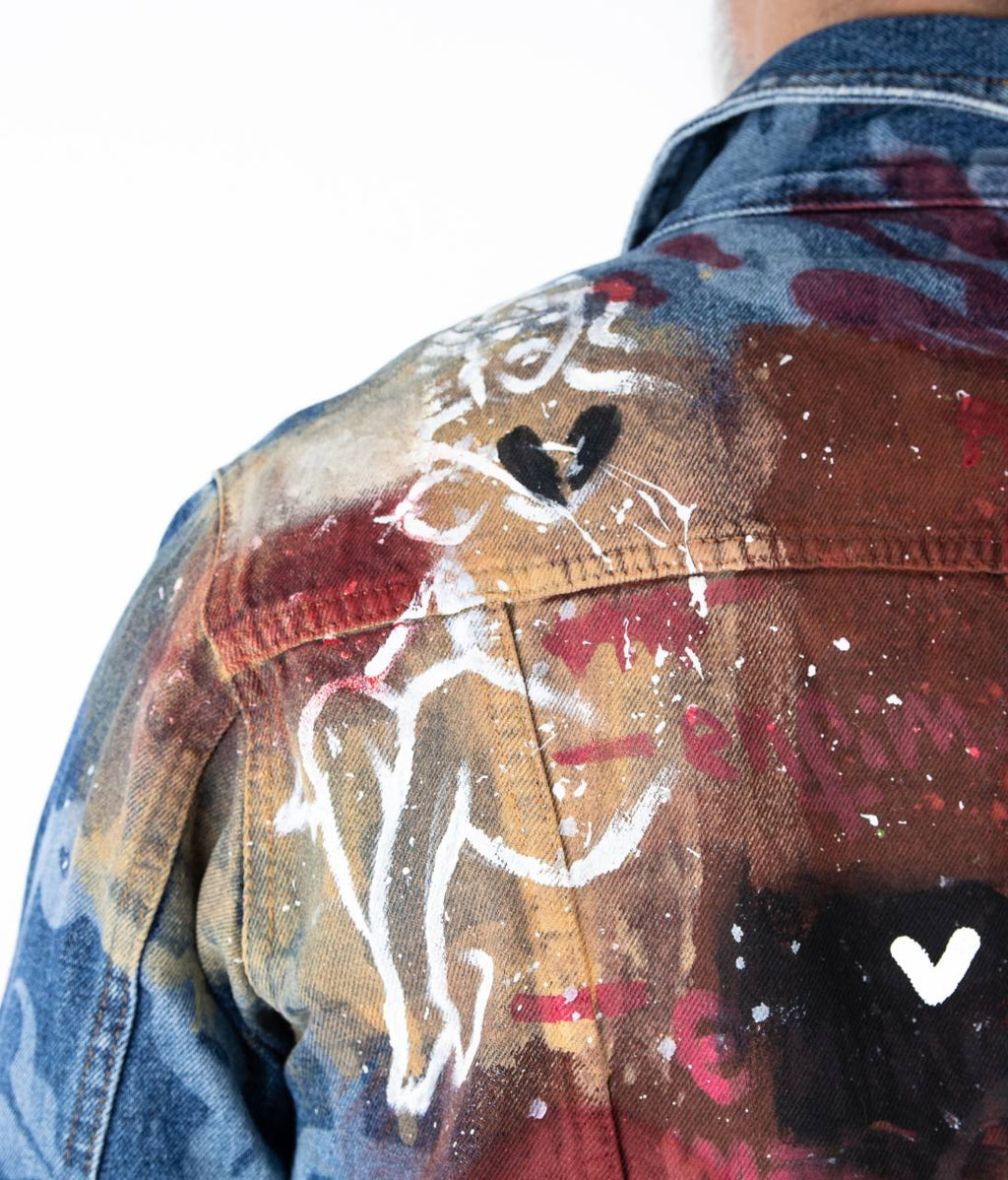 Jaqueta Jeans Blue TORO Laser
