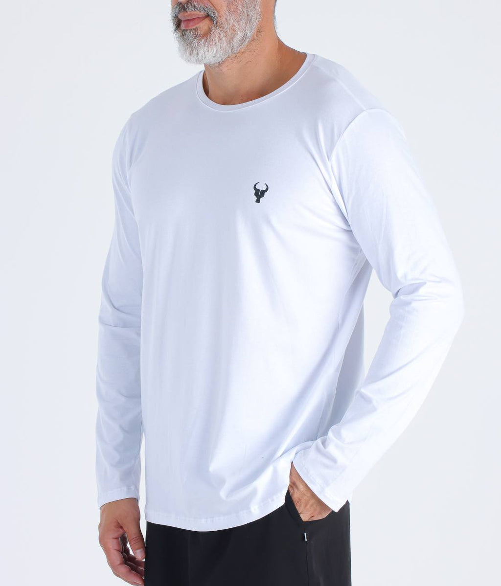 T-shirt M/L Toro Básica fio egípcio White
