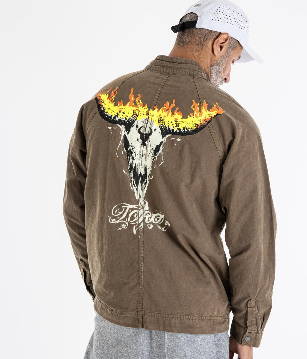 Parka TORO Sarja Militar Flame Skull