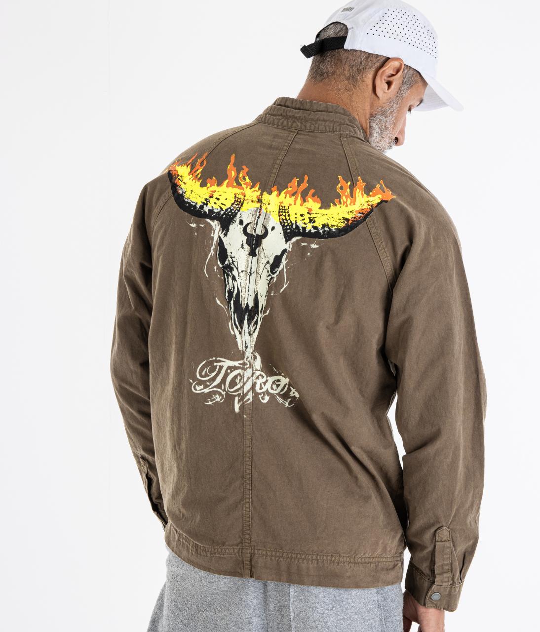 Parka TORO Sarja Militar Flame Skull