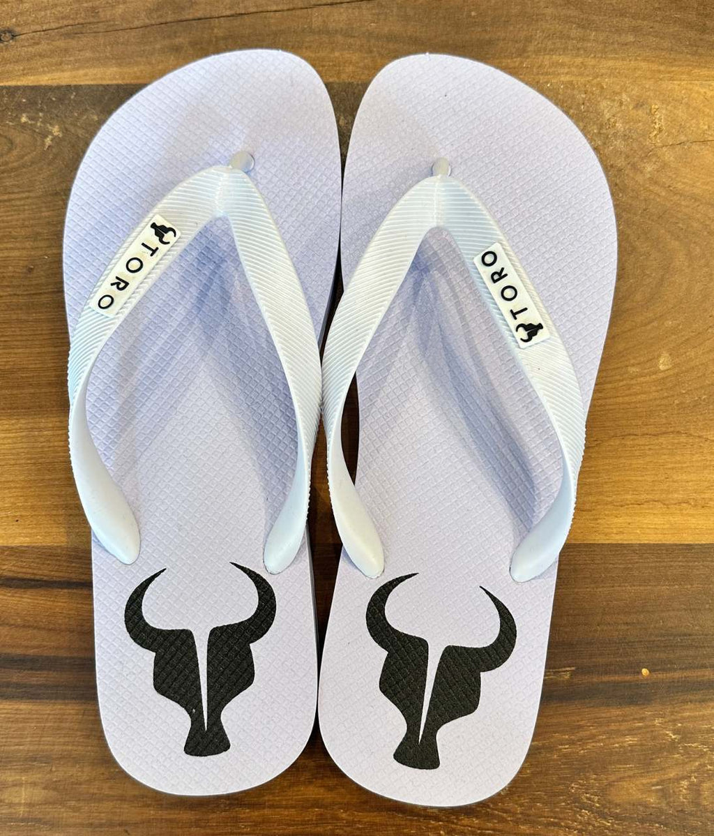 Chinelo Toro Logo branco