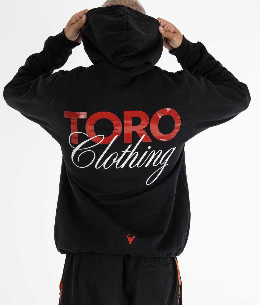 Moletom TORO Clothing Capuz  Preto