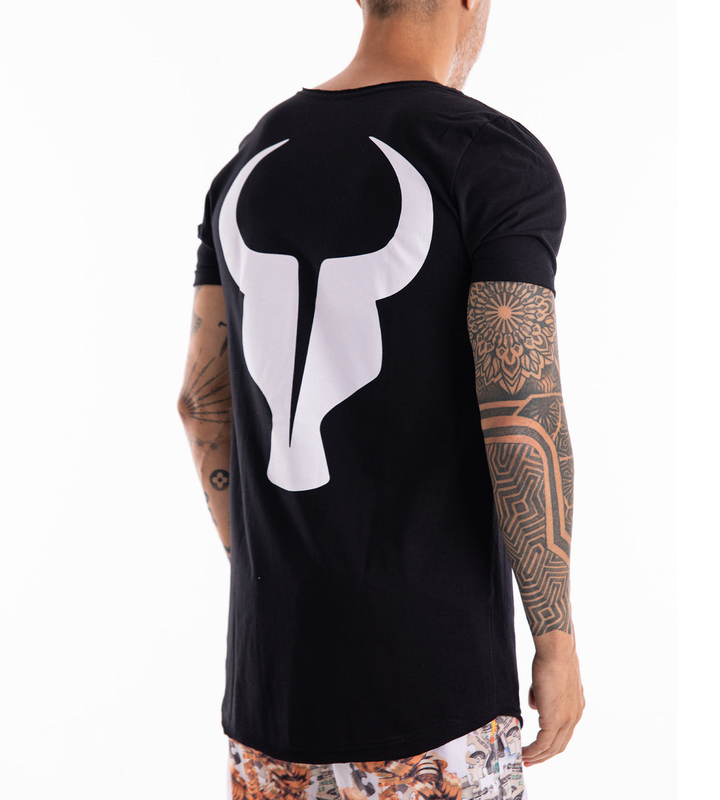 T-Shirt Toro Longline Preto