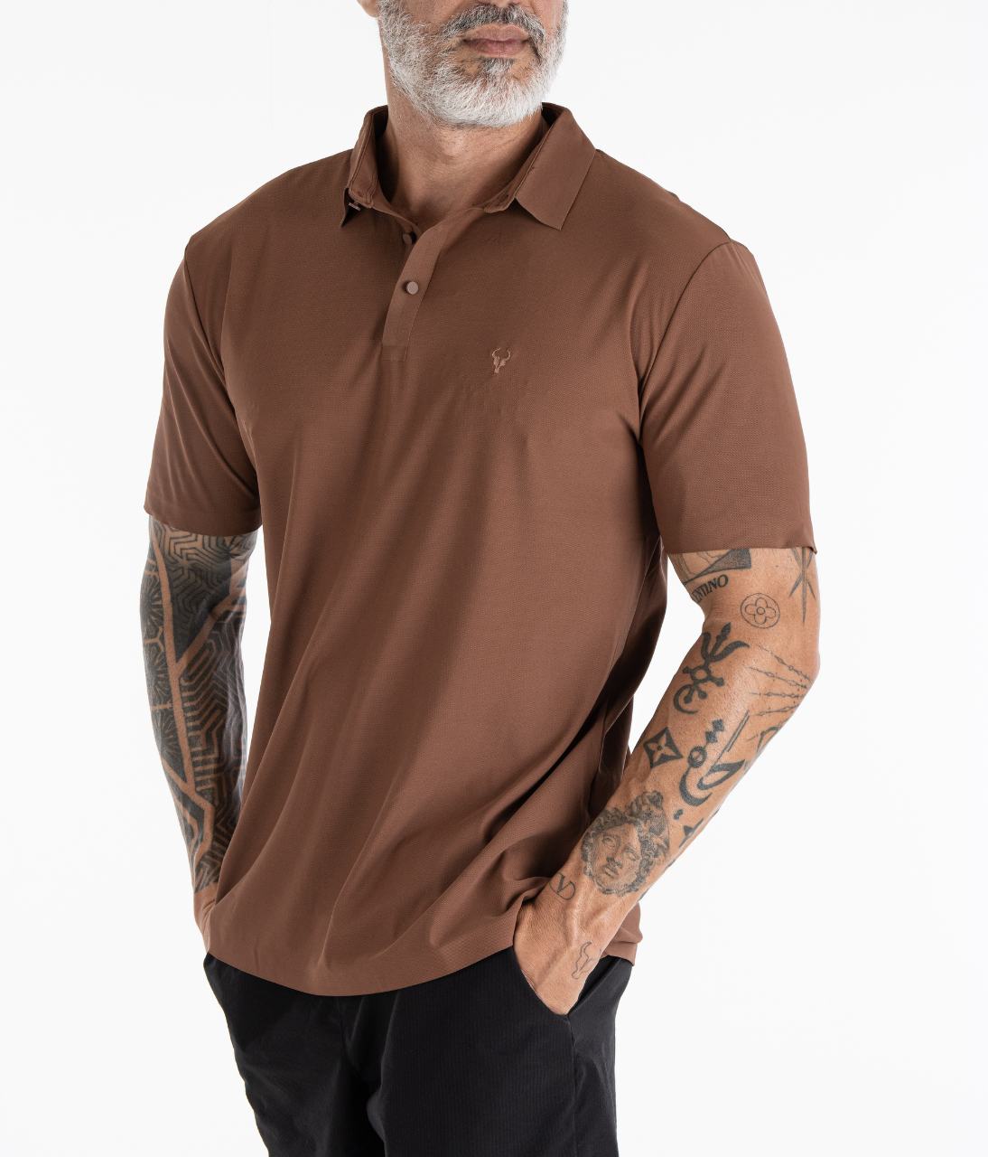 CAMISA POLO TORO TECH Marrom