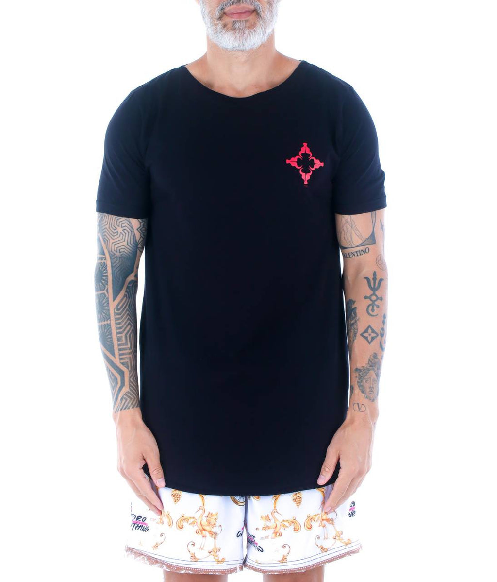 T-shirt Toro Long Monograma  vermelho