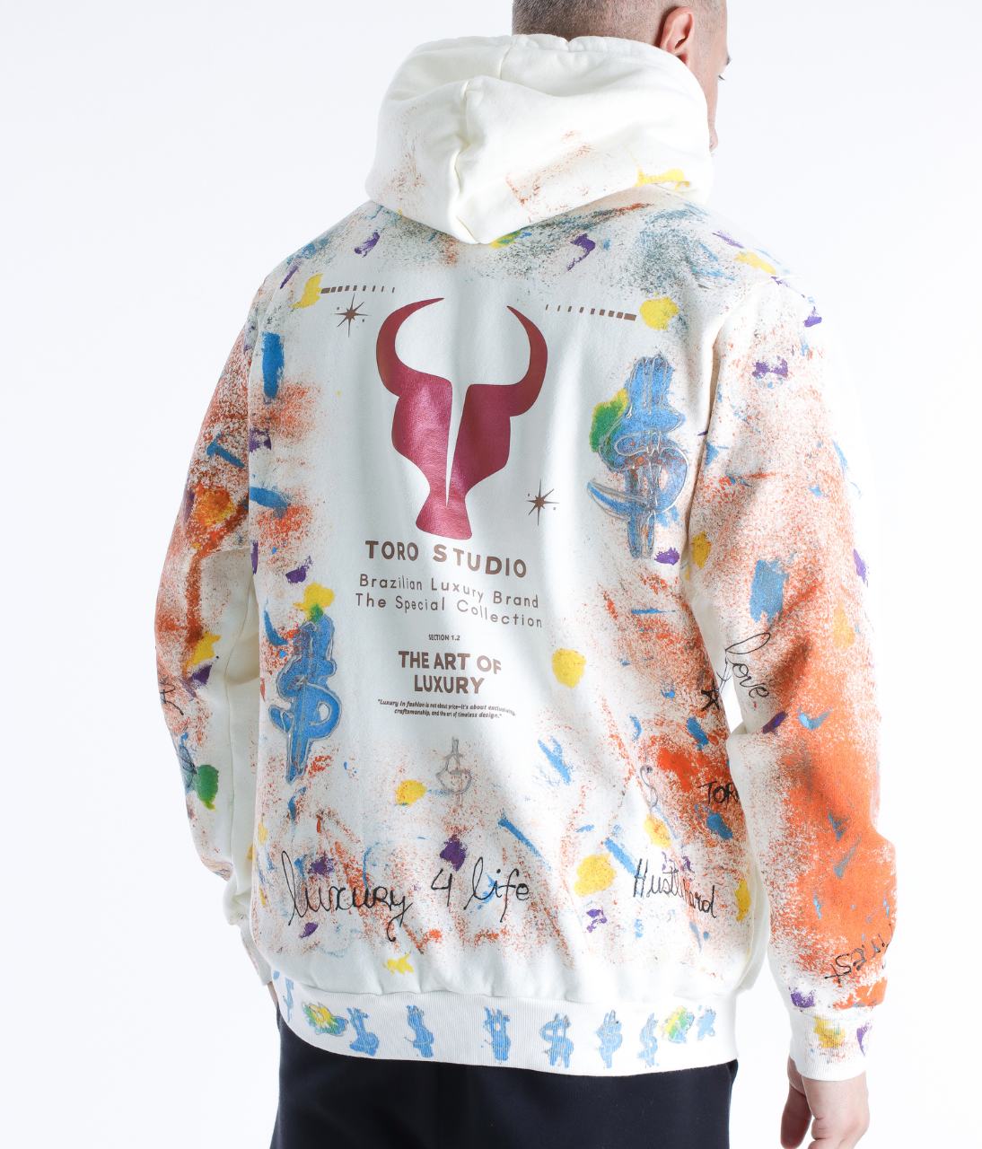 Moletom Toro Offwhite paint $
