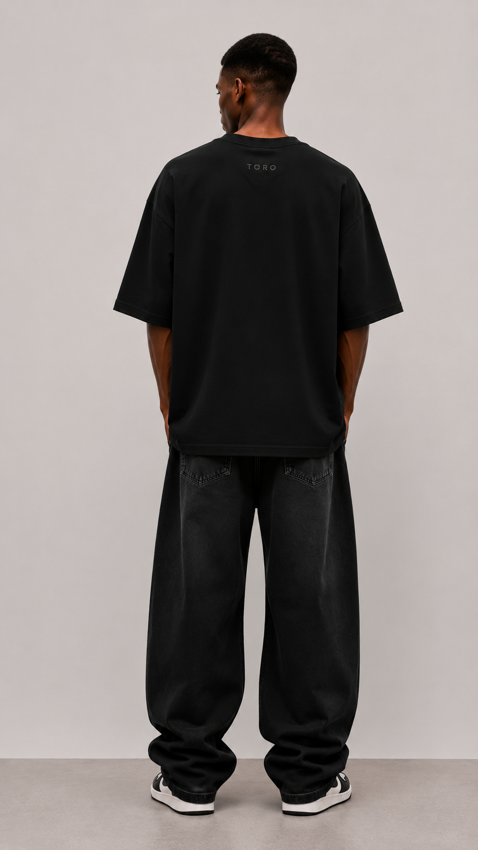 T-shirt Toro Oversized Barcelona ALL  BLACK