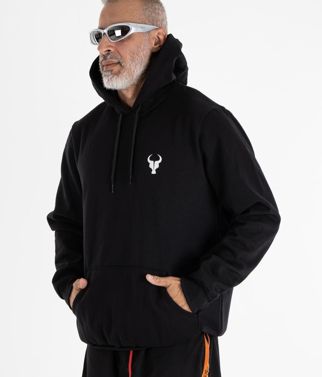 Moletom TORO Clothing Capuz  Preto