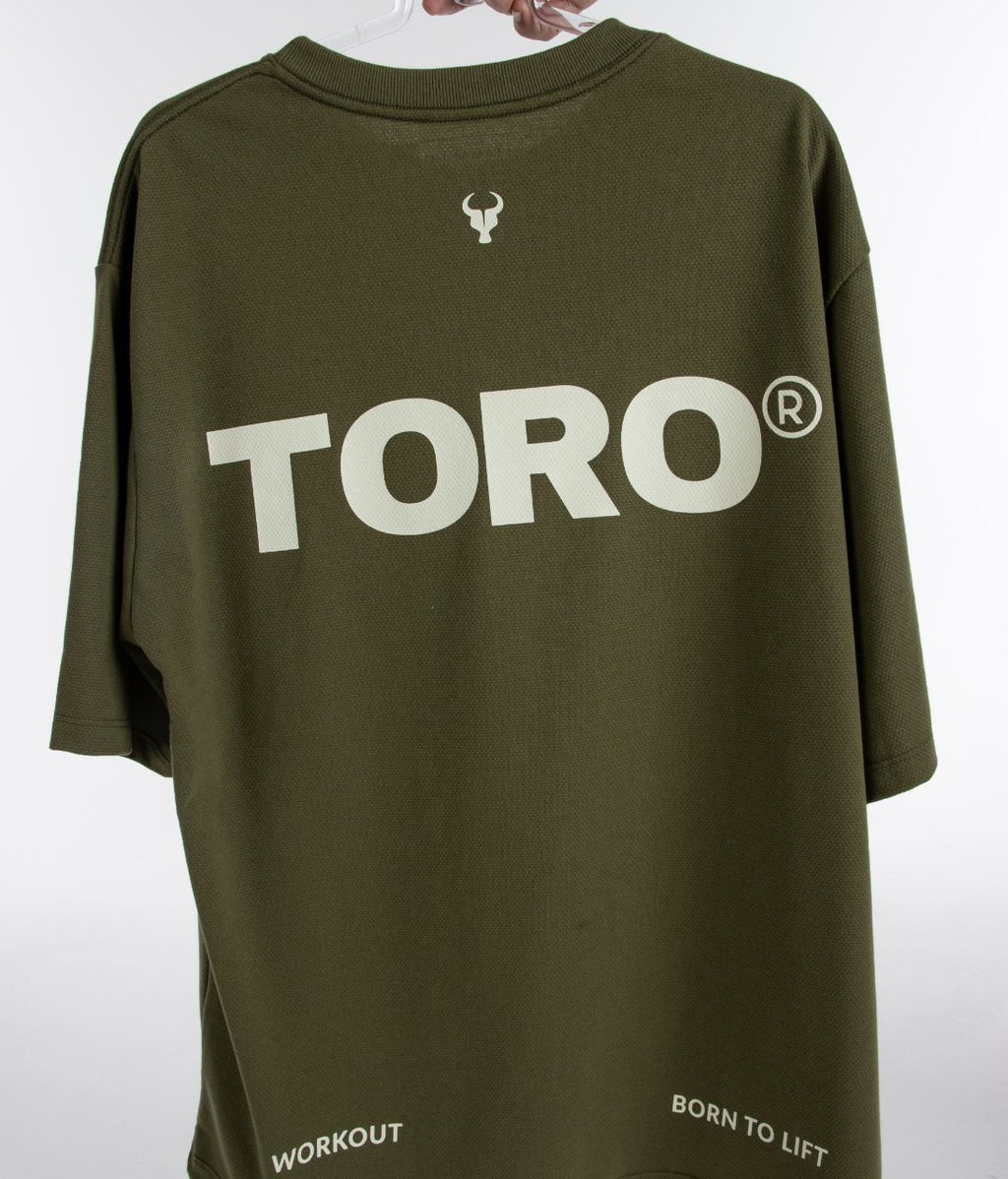 T-shirt Toro Clothing Over Born To Lift Verde