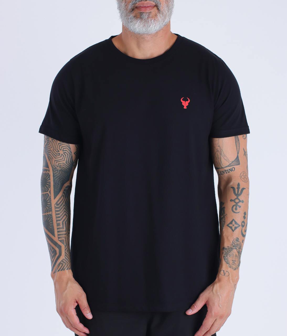 T-Shirt Dollar Spray Black Red