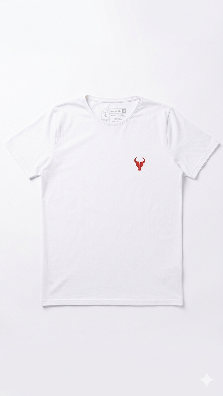 T-shirt Toro Clothing Fio Egípcio Branca