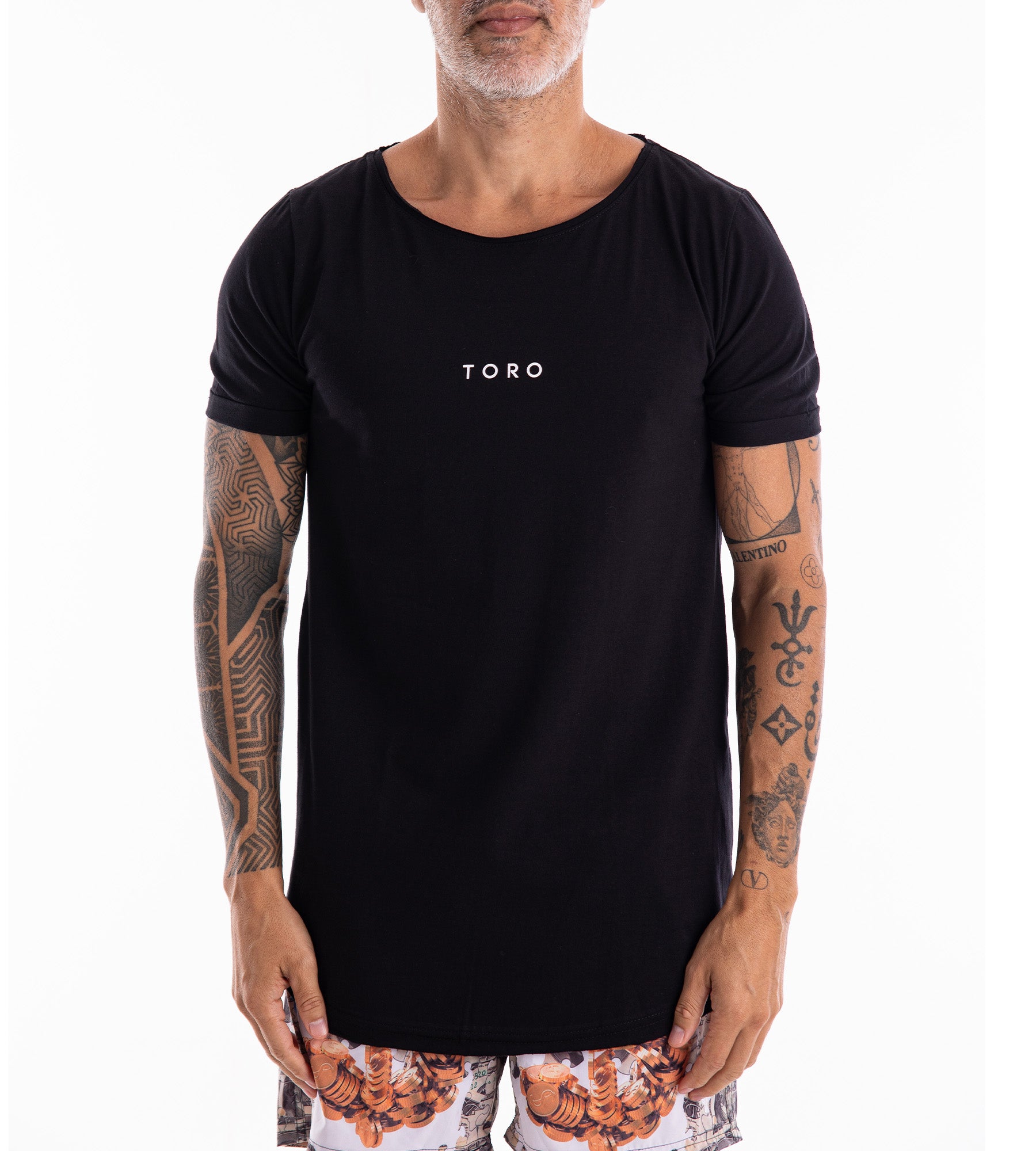 T-Shirt Toro Longline Preto