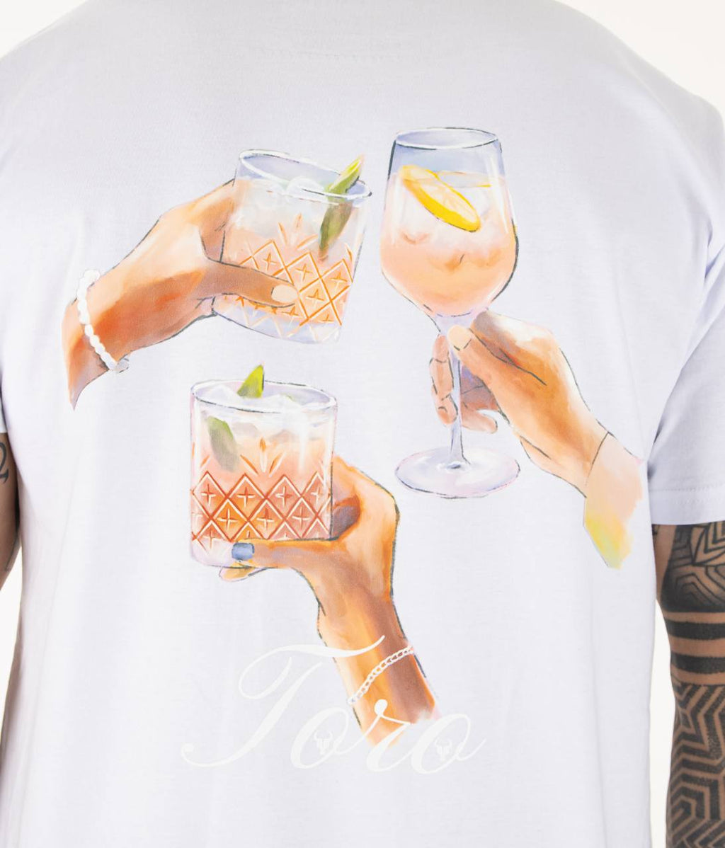 T-shirt Toro Old Money White