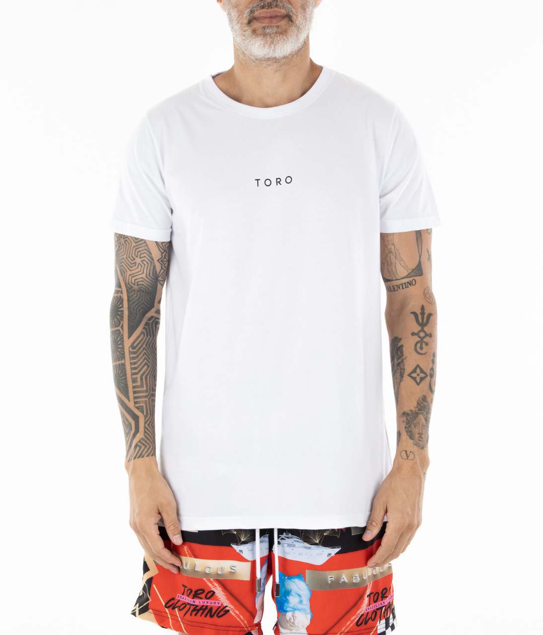 T-shirt Toro Branca Essentials