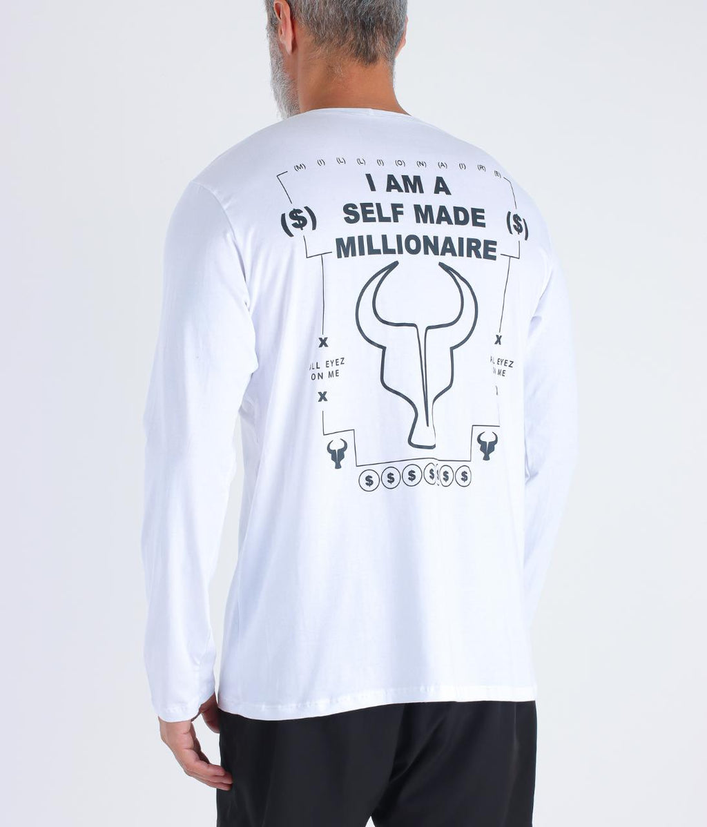 T-shirt M/L Toro ALL EYEZ ON ME fio egípcio White