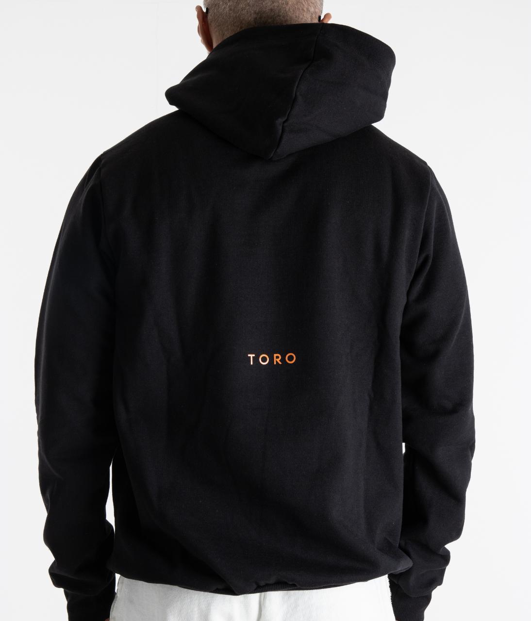 Moletom TORO Capuz Flame Skull Black