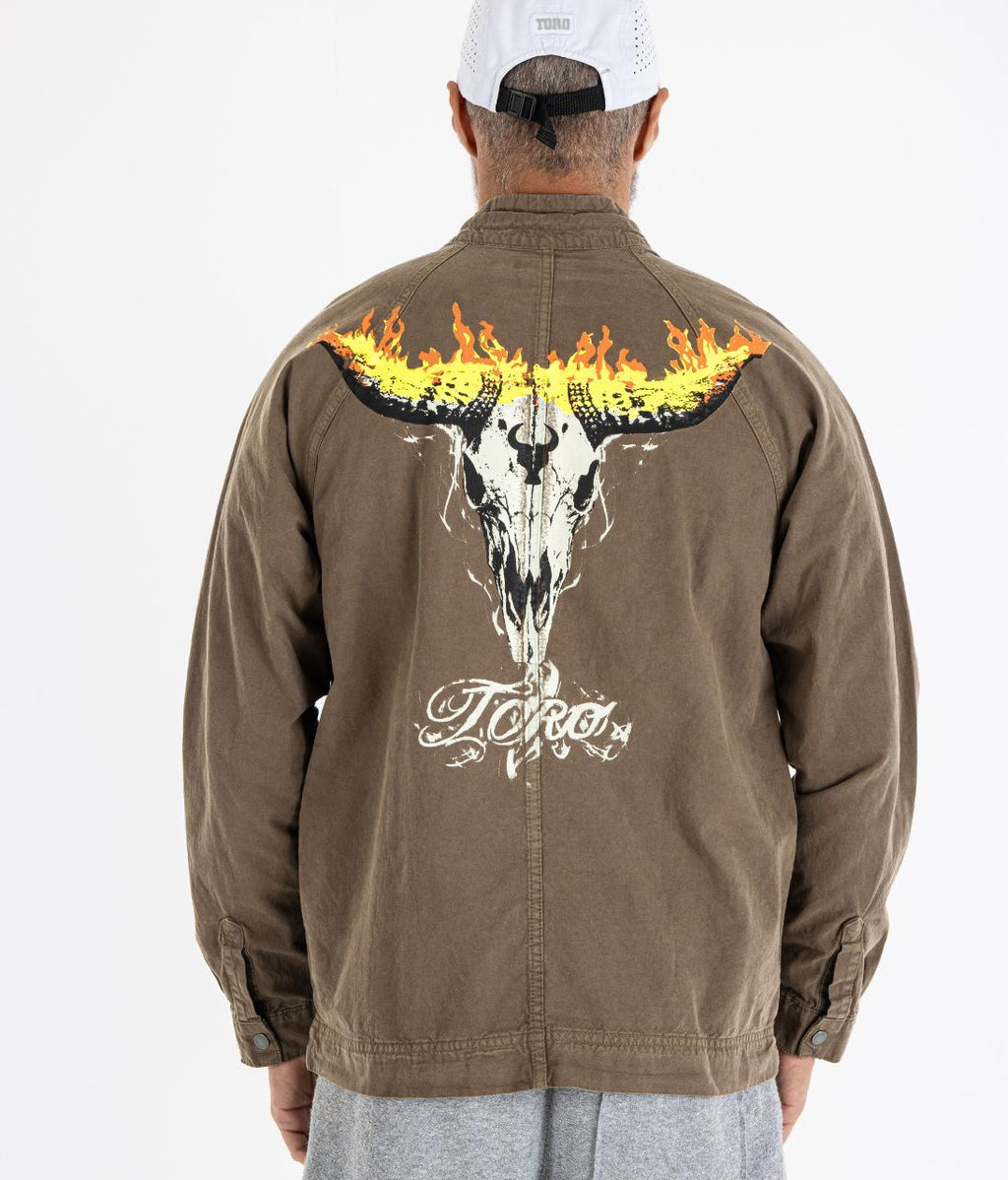 Parka TORO Sarja Militar Flame Skull