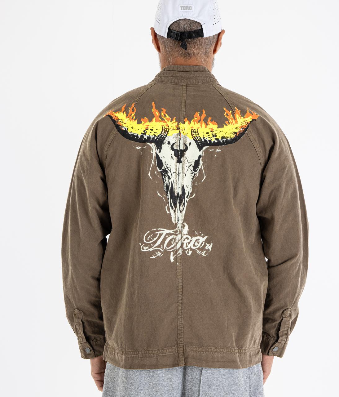 Parka TORO Sarja Militar Flame Skull