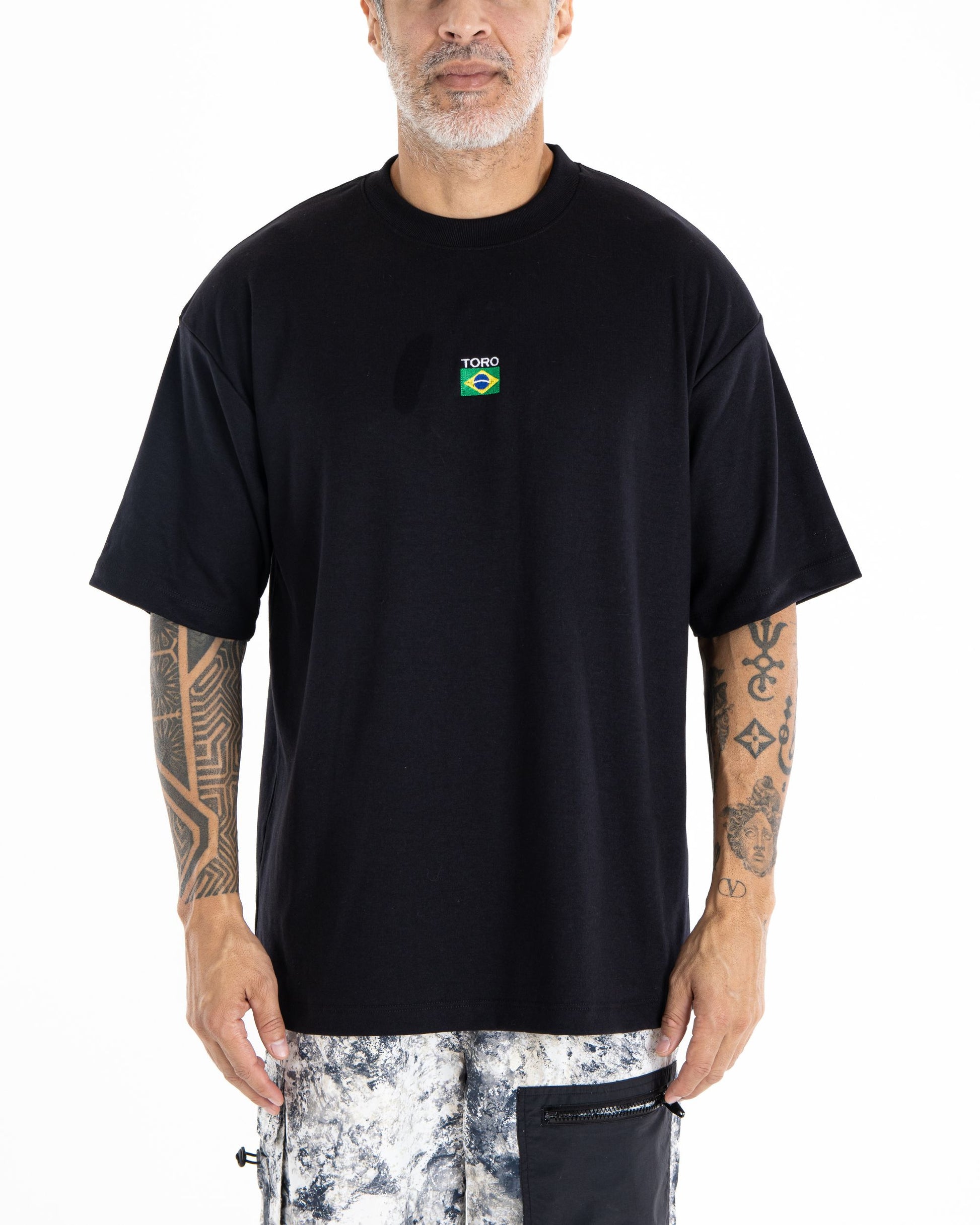 T-Shirt Toro  Black Over BRASIL 26