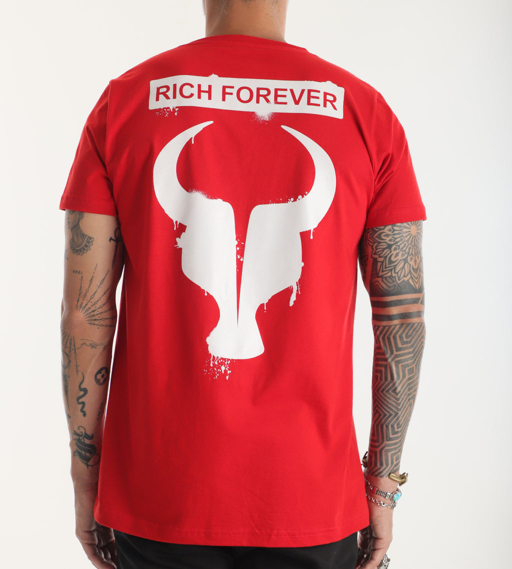 T-Shirt Toro Rich Forever Vermelha