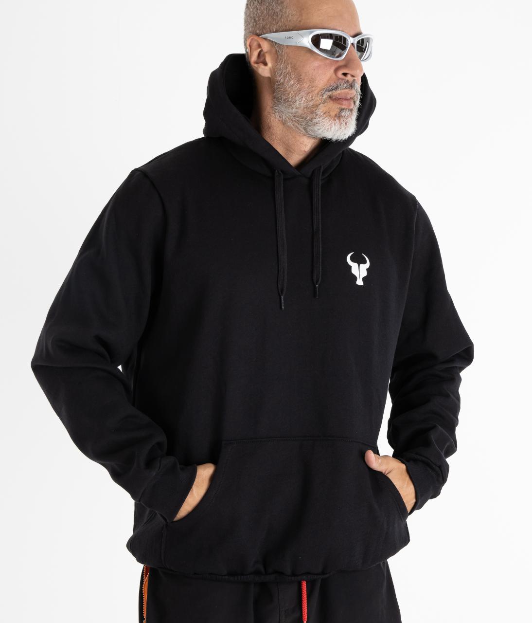 Moletom TORO Clothing Capuz  Preto