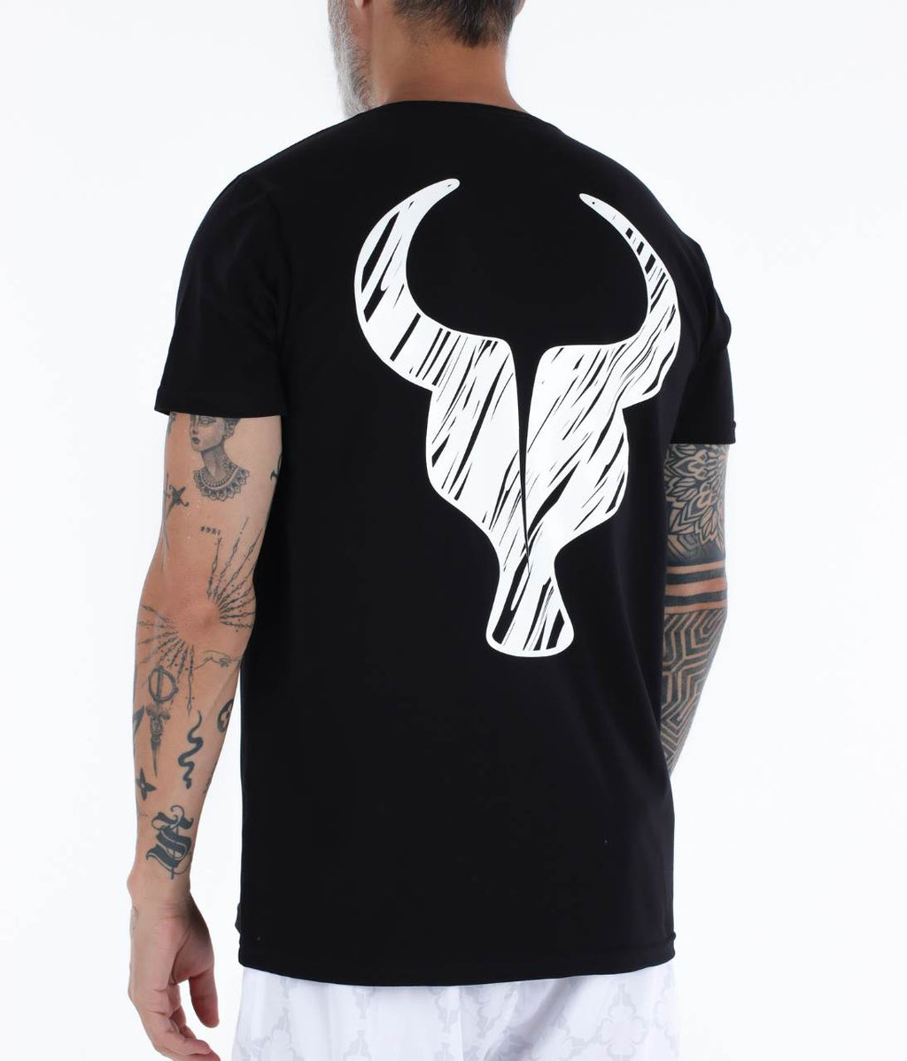 T-shirt Toro Sketch Egípcia Black
