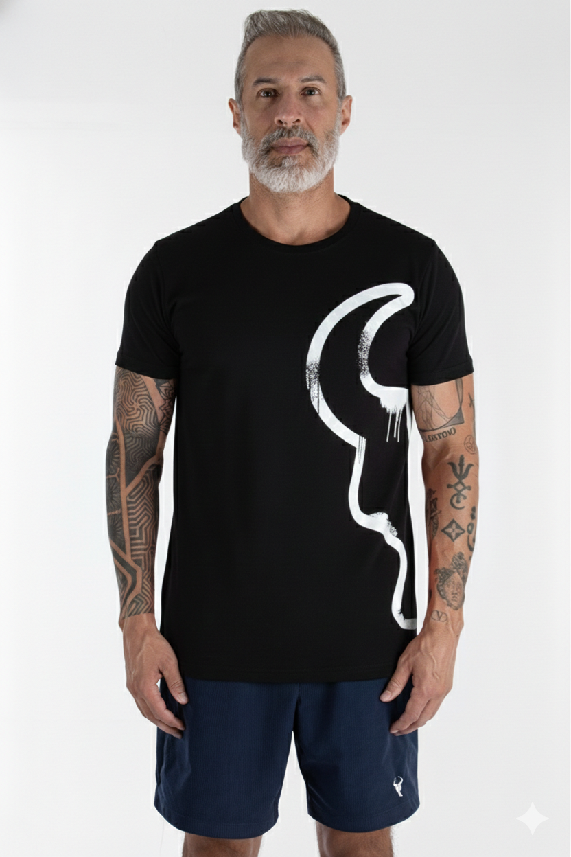 T-Shirt Toro Black Half White Edition