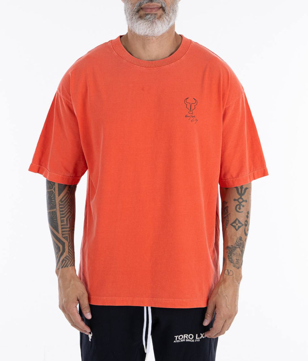 T-shirt Toro Over New York Coral
