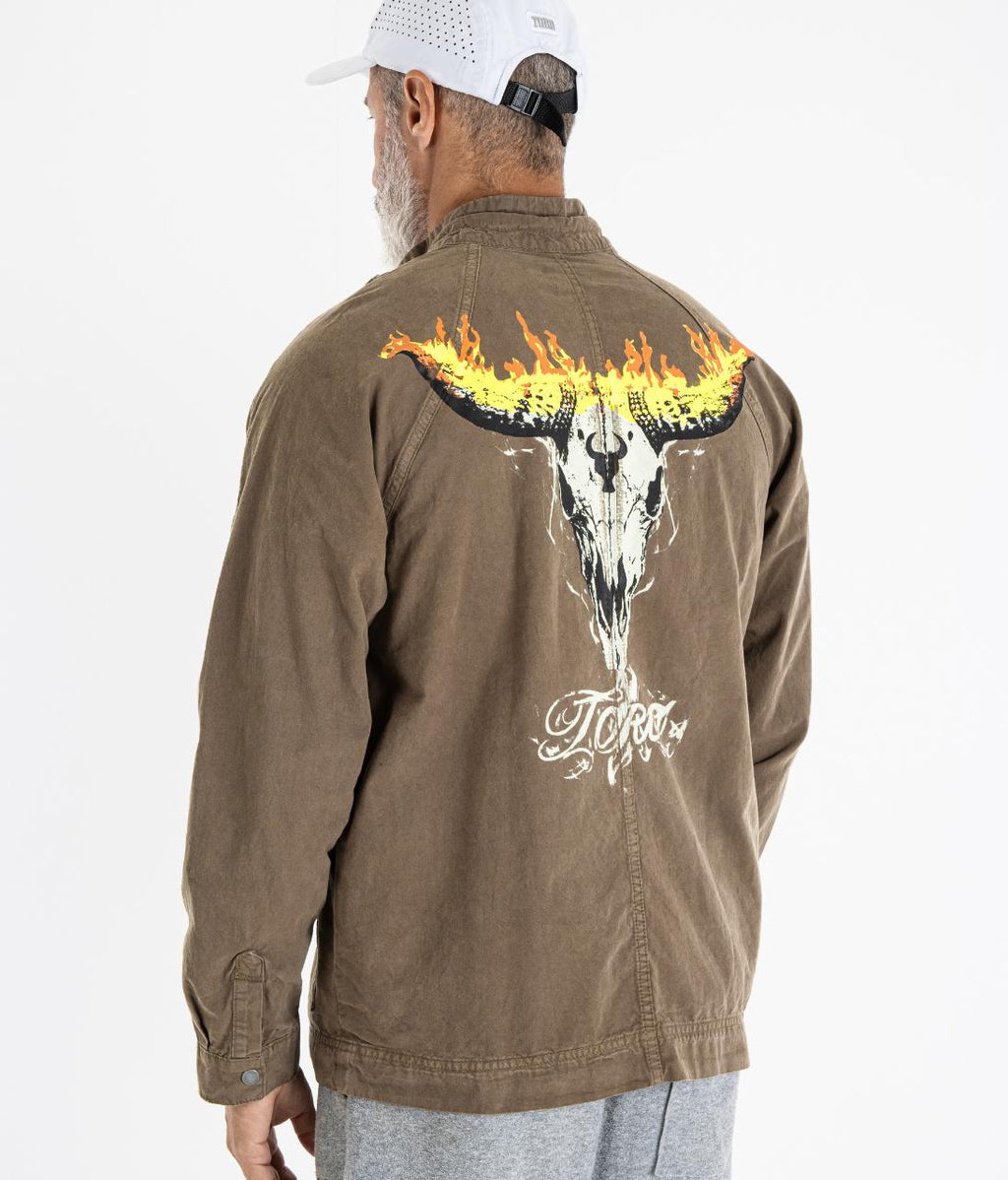 Parka TORO Sarja Militar Flame Skull