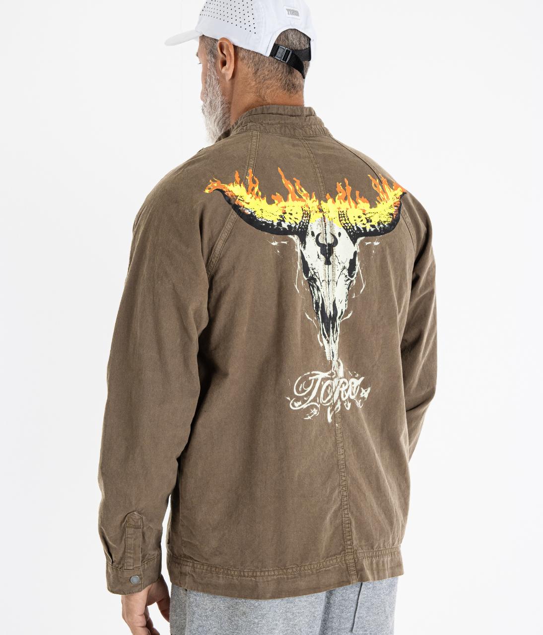 Parka TORO Sarja Militar Flame Skull
