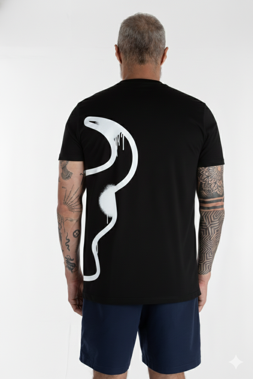 T-Shirt Toro Black Half White Edition