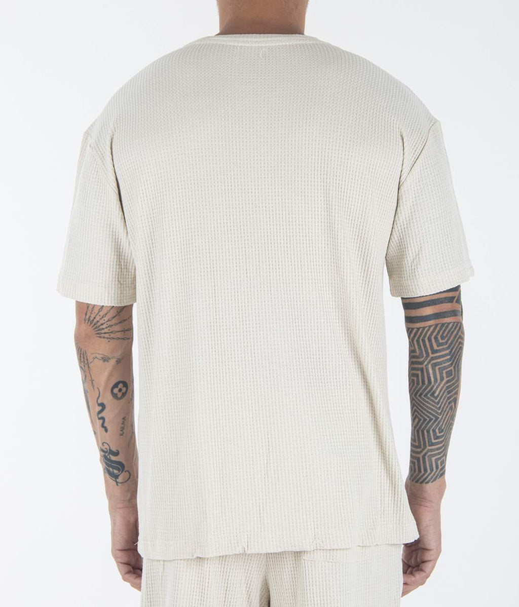 T-shirt Toro Over Volare Areia em Viscose