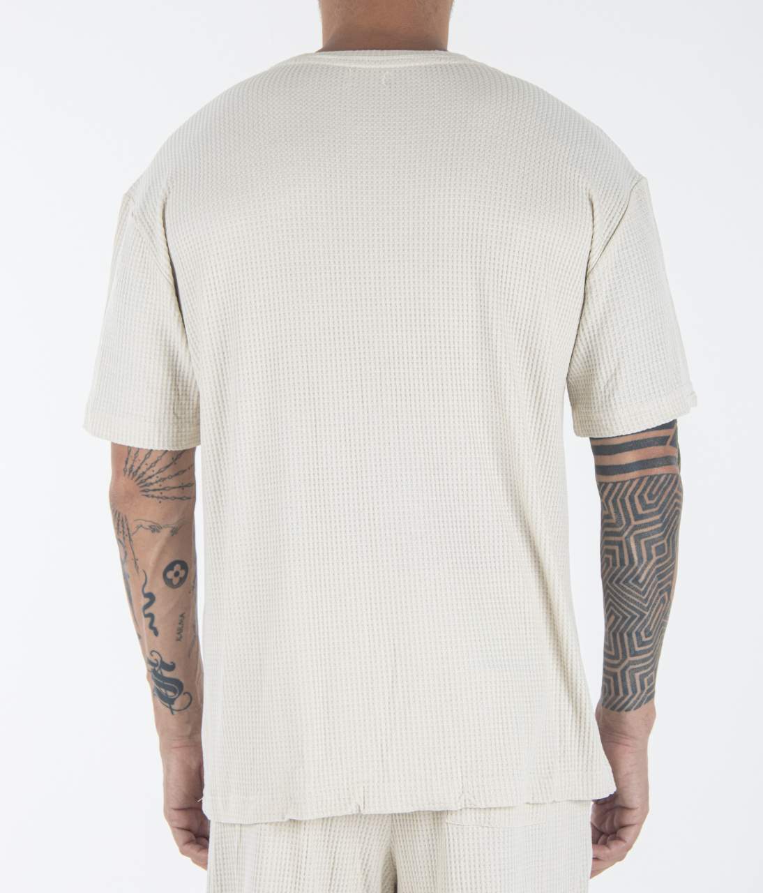 T-shirt Toro Over Volare Areia em Viscose
