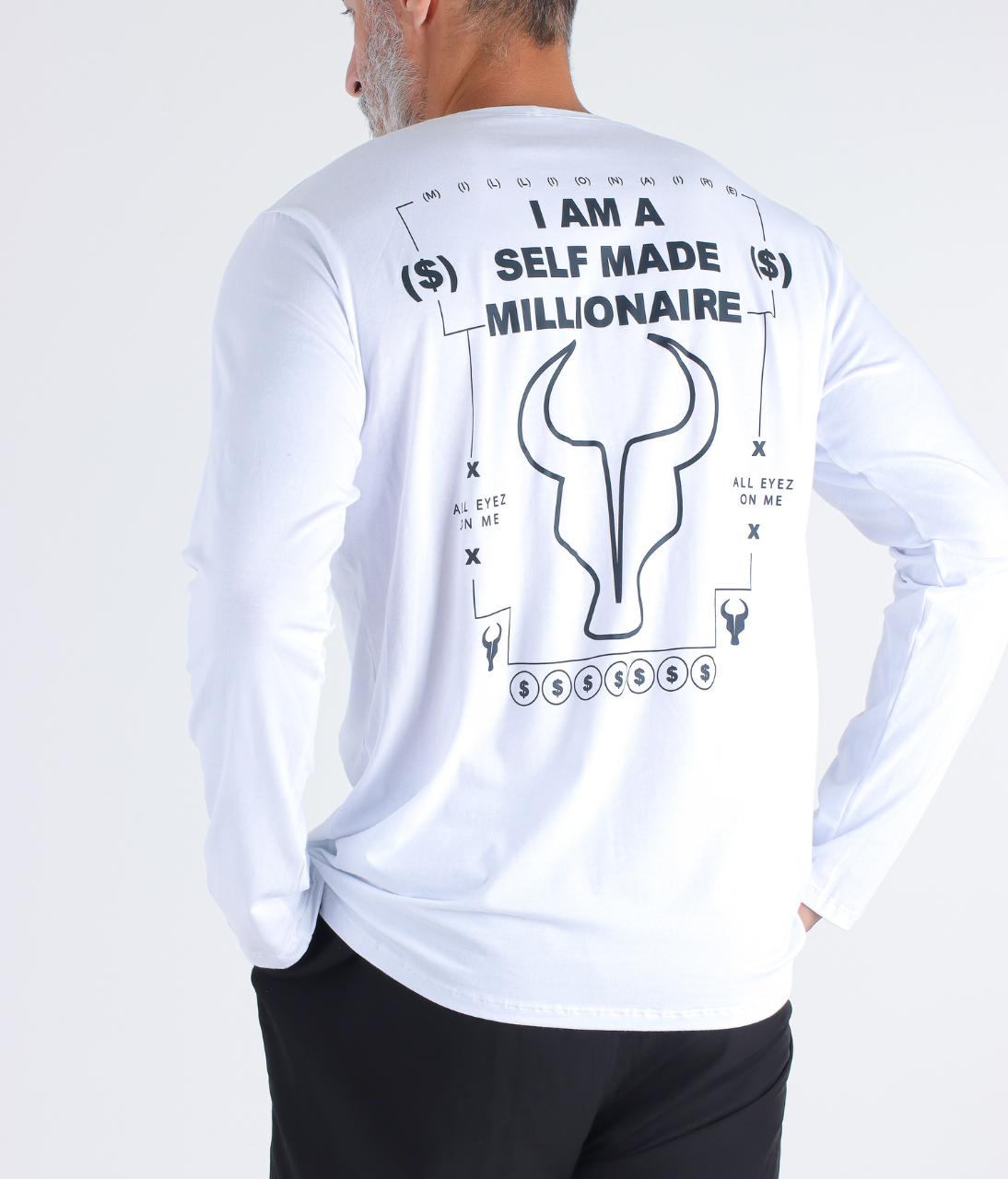 T-shirt M/L Toro ALL EYEZ ON ME fio egípcio White