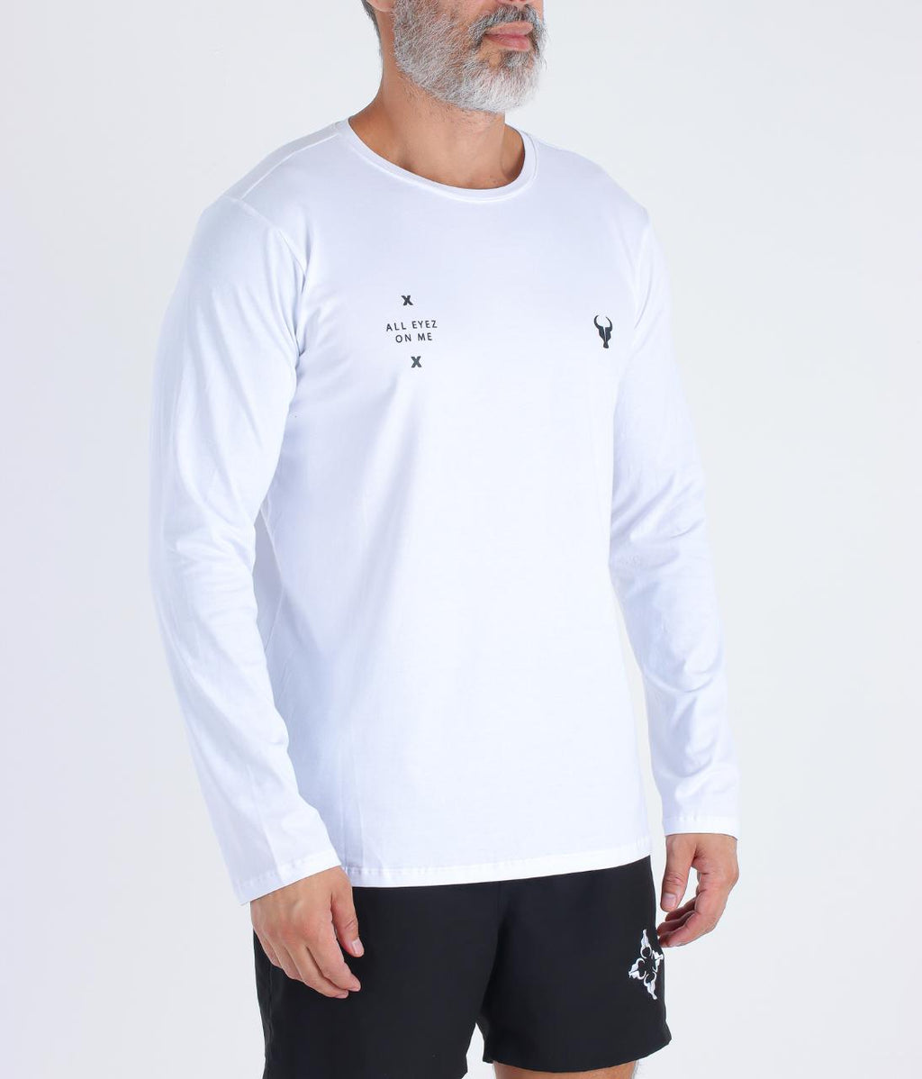 T-shirt M/L Toro ALL EYEZ ON ME fio egípcio White