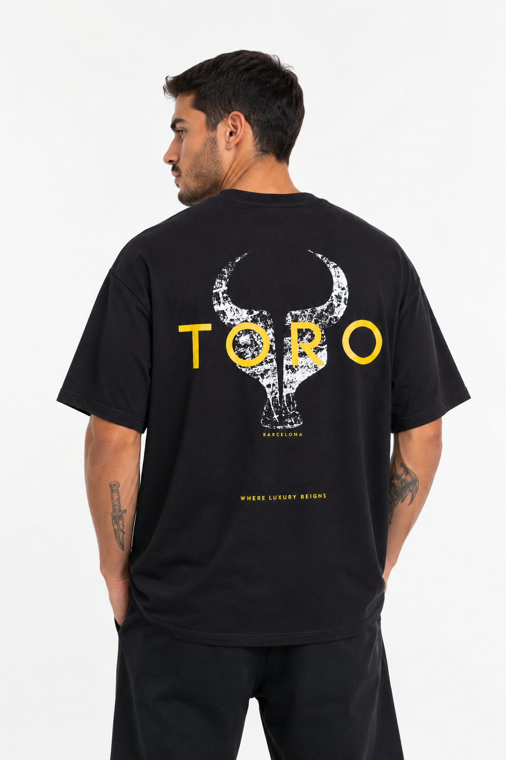 T-shirt Toro Oversized Barcelona BLACK
