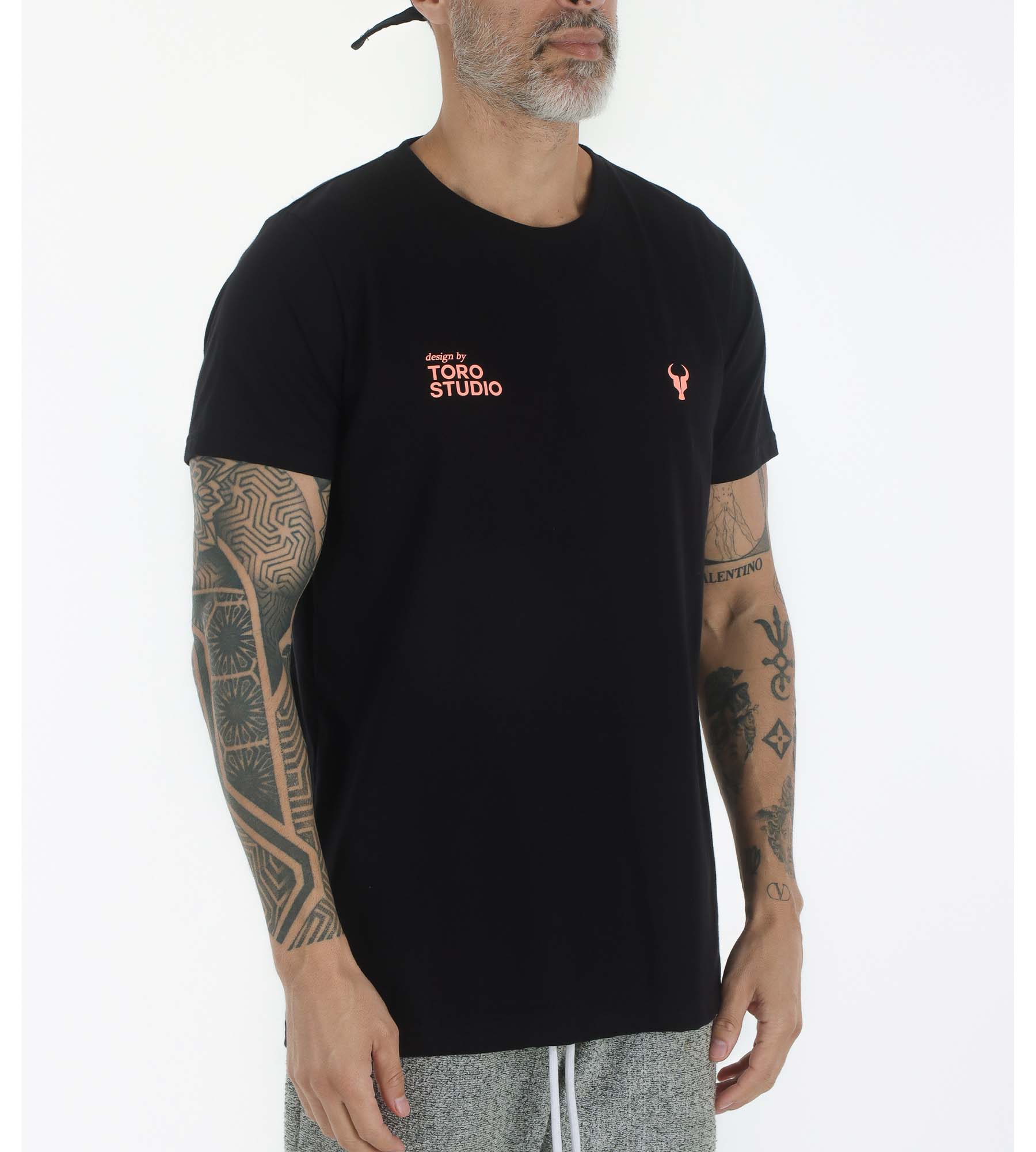 T-Shirt Toro Studio Black Orange