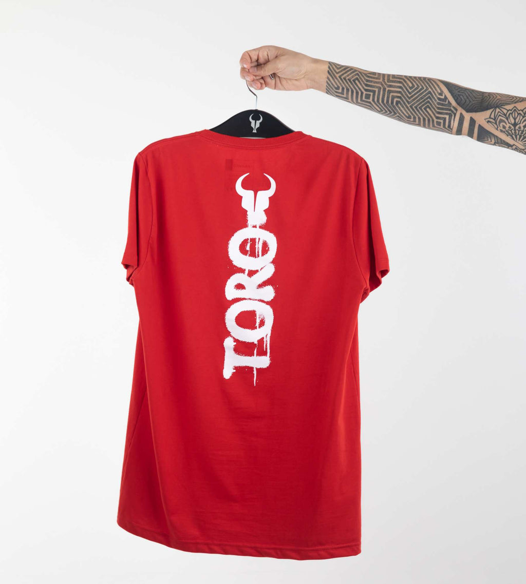 T-shirt Dripping Paint Red