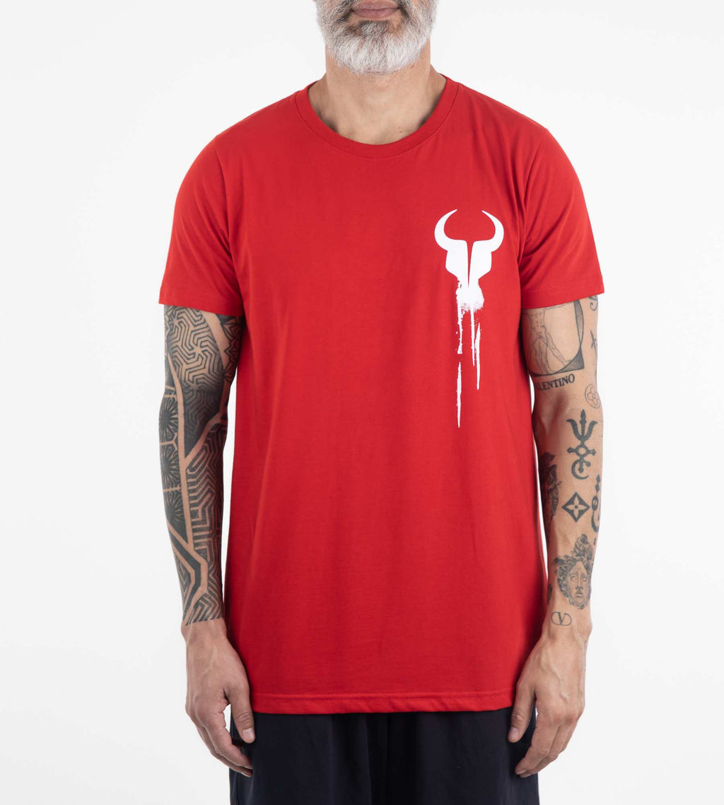 T-shirt Dripping Paint Red