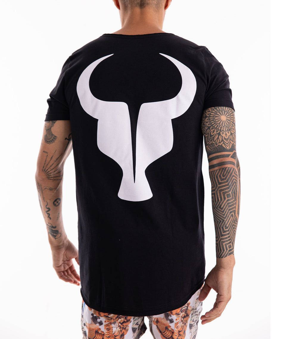 T-Shirt Toro Longline Preto