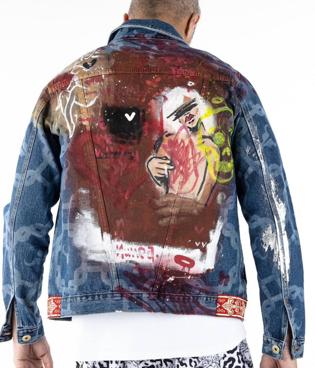 Jaqueta Jeans Blue TORO Laser