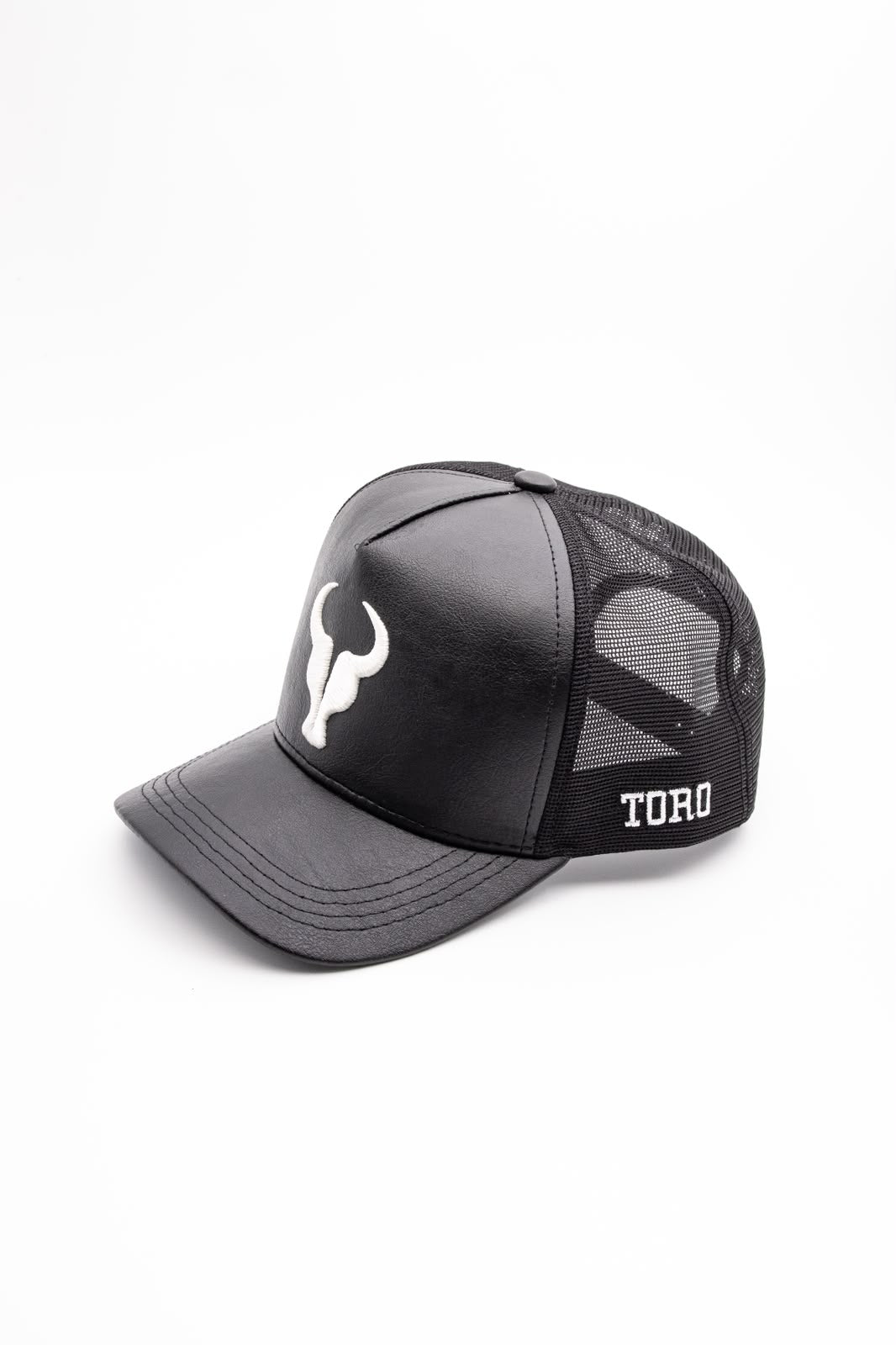Boné  Trucker Toro  em Couro