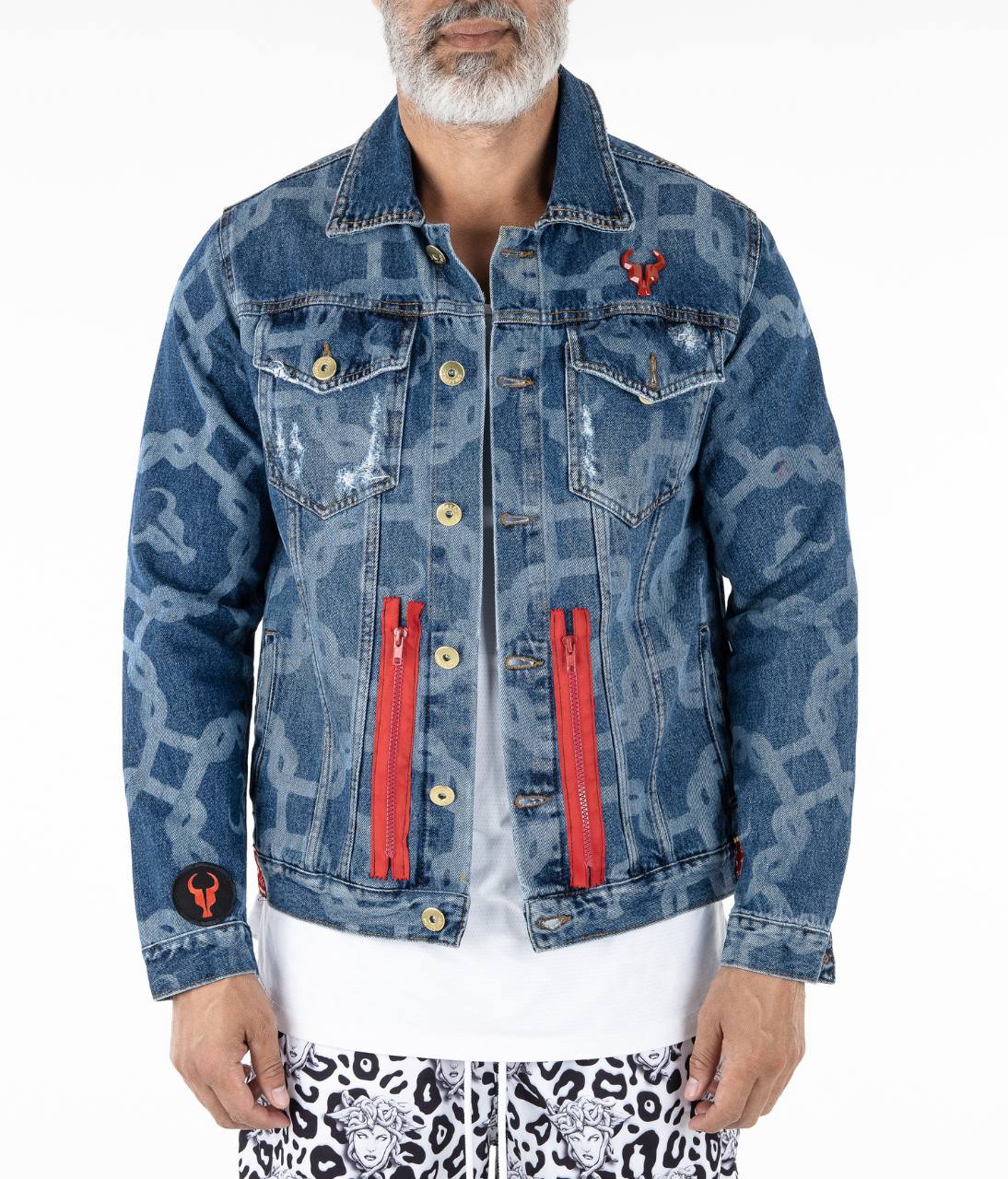 Jaqueta Jeans Blue TORO Laser
