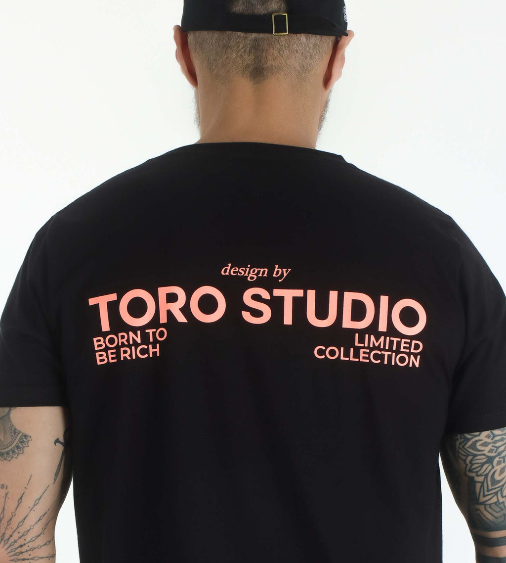 T-Shirt Toro Studio Black Orange