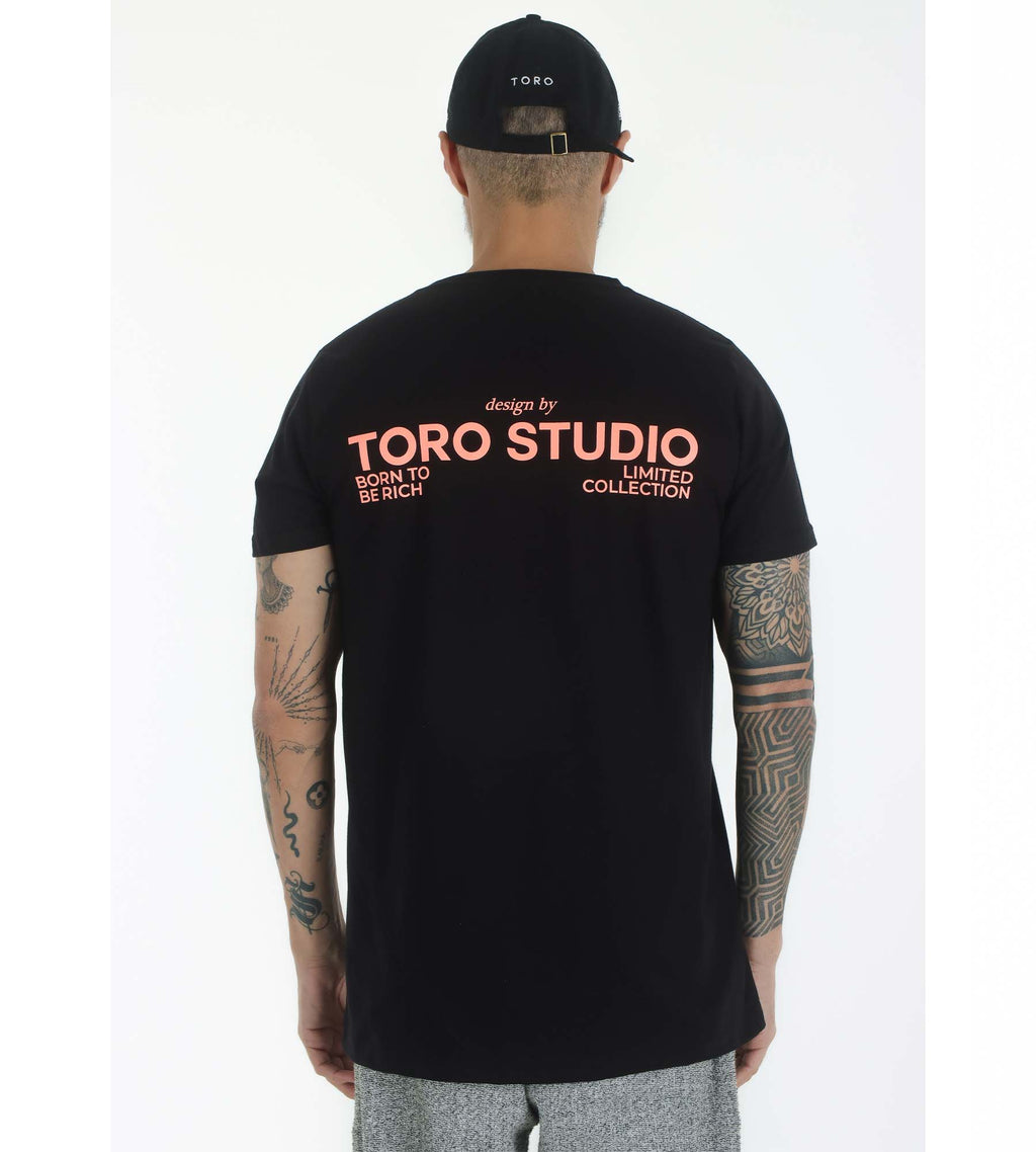 T-Shirt Toro Studio Black Orange