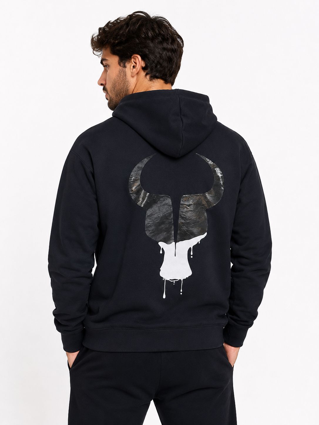 Moletom Toro Capuz  ICE Black Silver